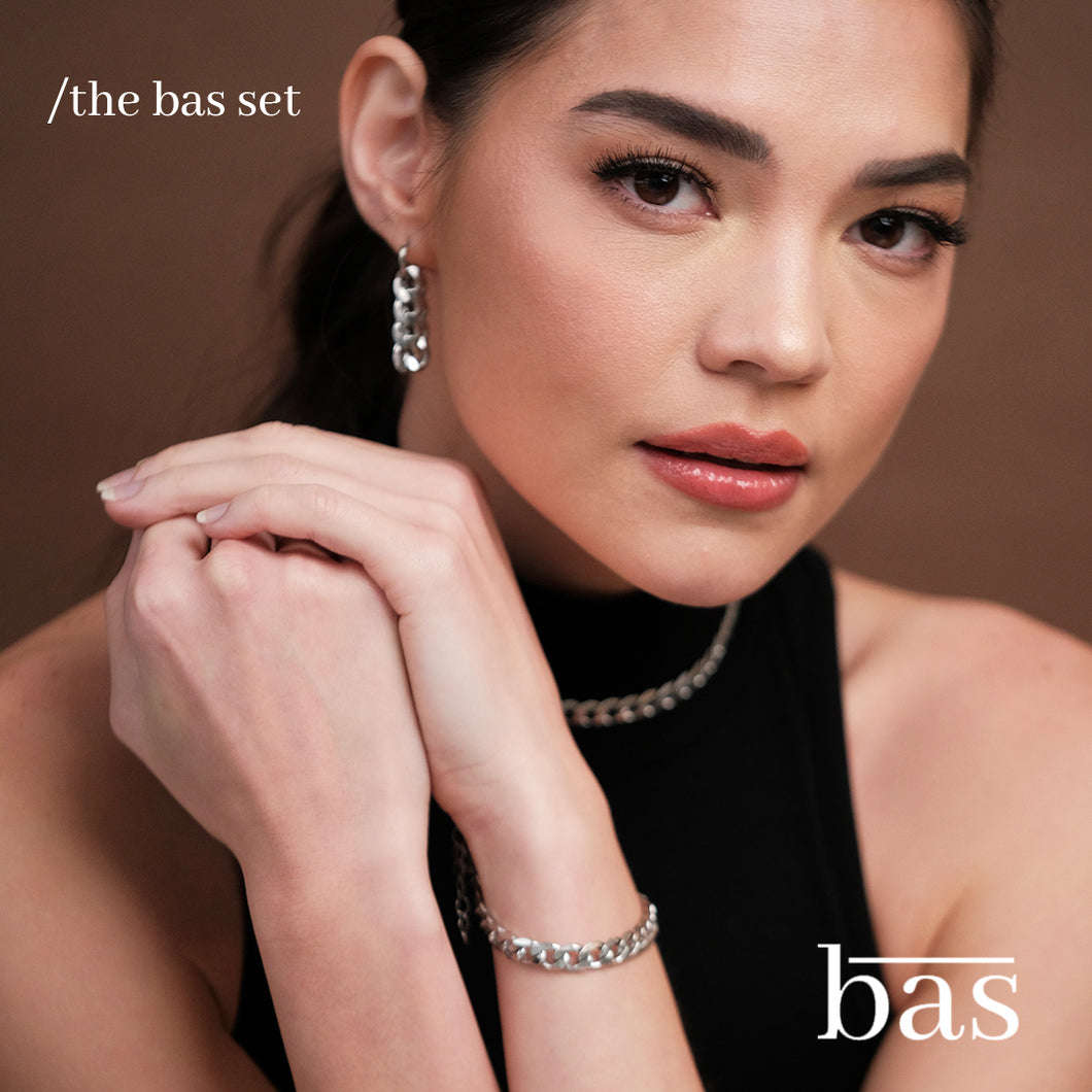 Bas by Rhian Ramos Silver Jewelry Set